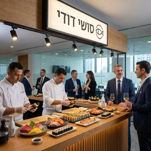 קייטרינג סושי לאירועים עסקיים יוקרתי