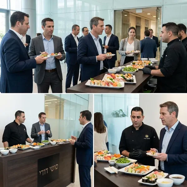 קייטרינג סושי לאירועים עסקיים מקצועי